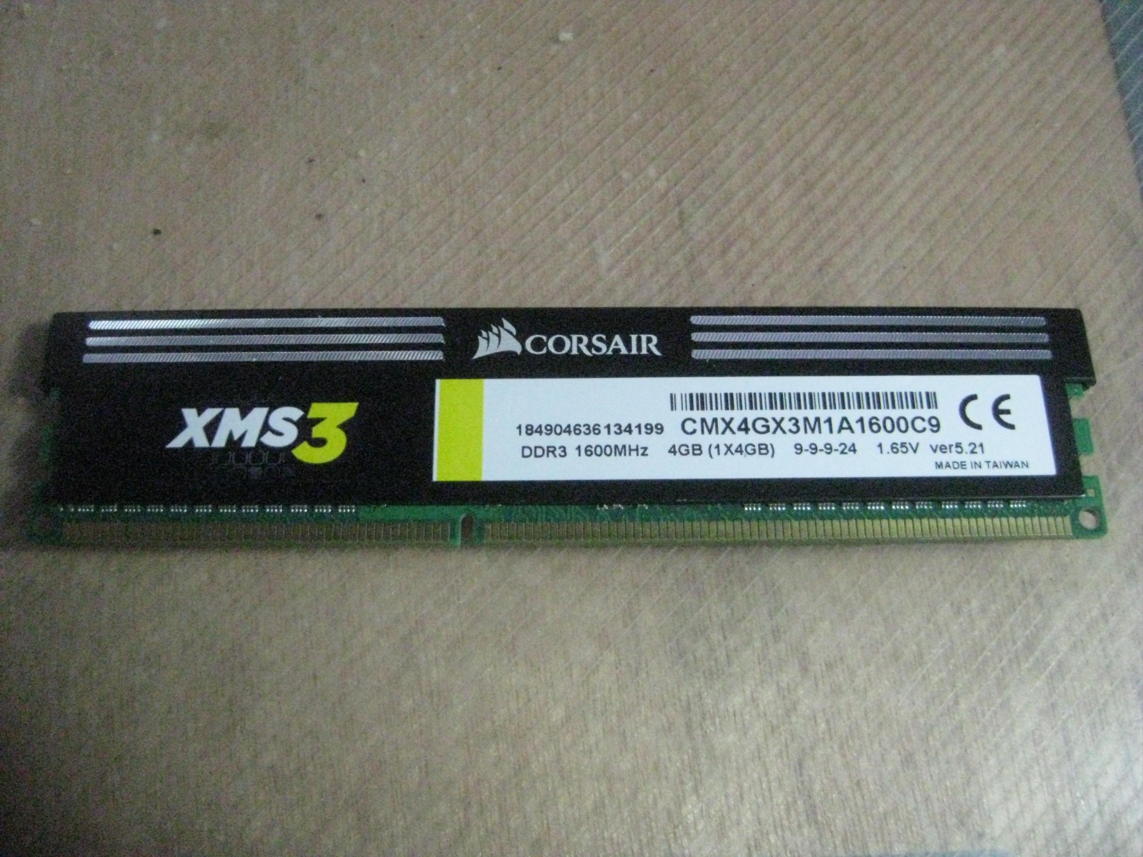 (Quan 2) Corsair XMS3 4GB RAM Memory 