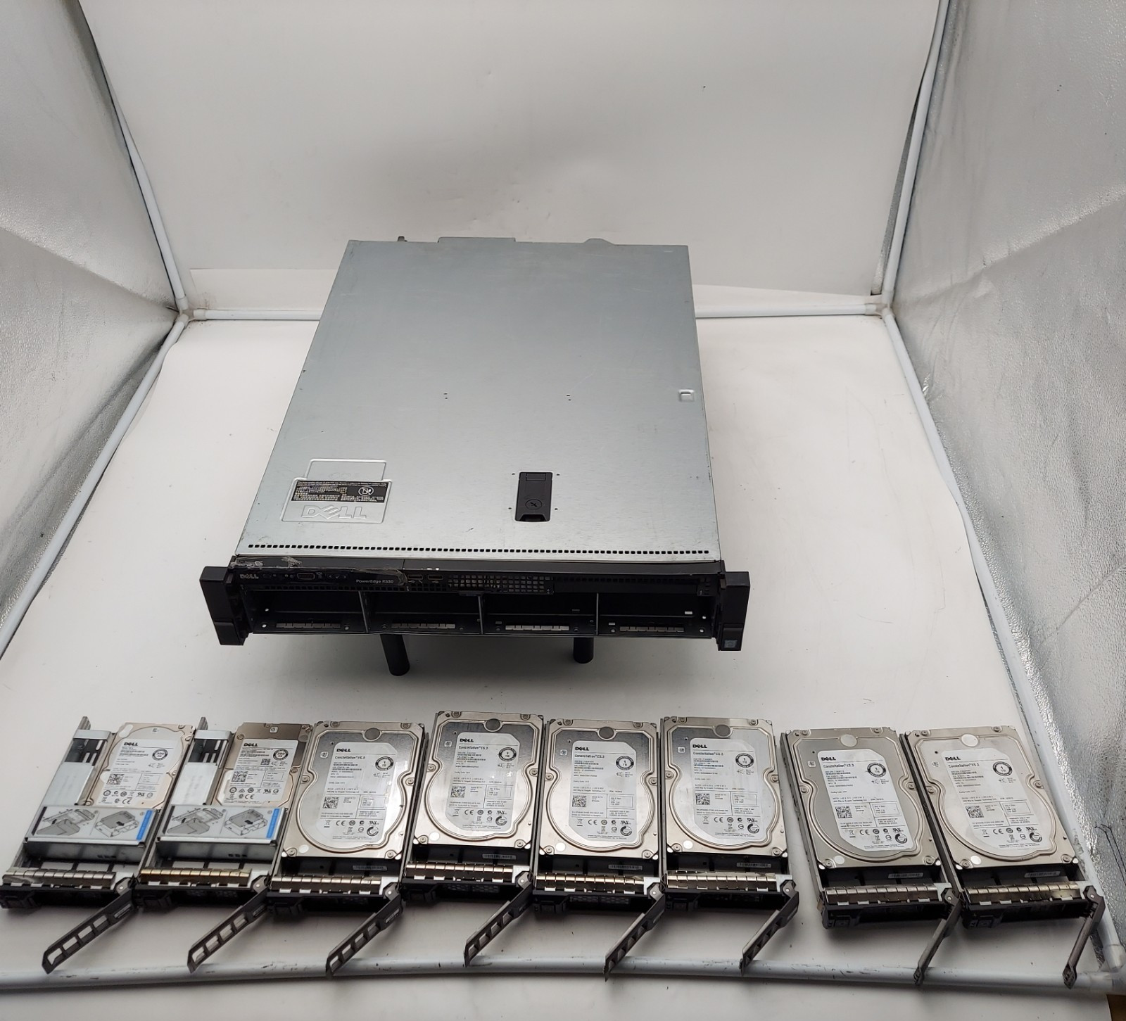 Dell PowerEdge R530 Xeon E5-2640 v3 2.60 GHz 64GB RAM PERC H730 8x HDD/SSD