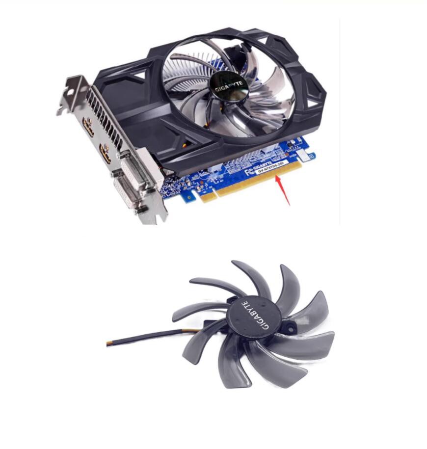 For Gigabyte GTX750 GTX750Ti ITX Graphics Card Cool Fan PLD10010S12H/T129215SM