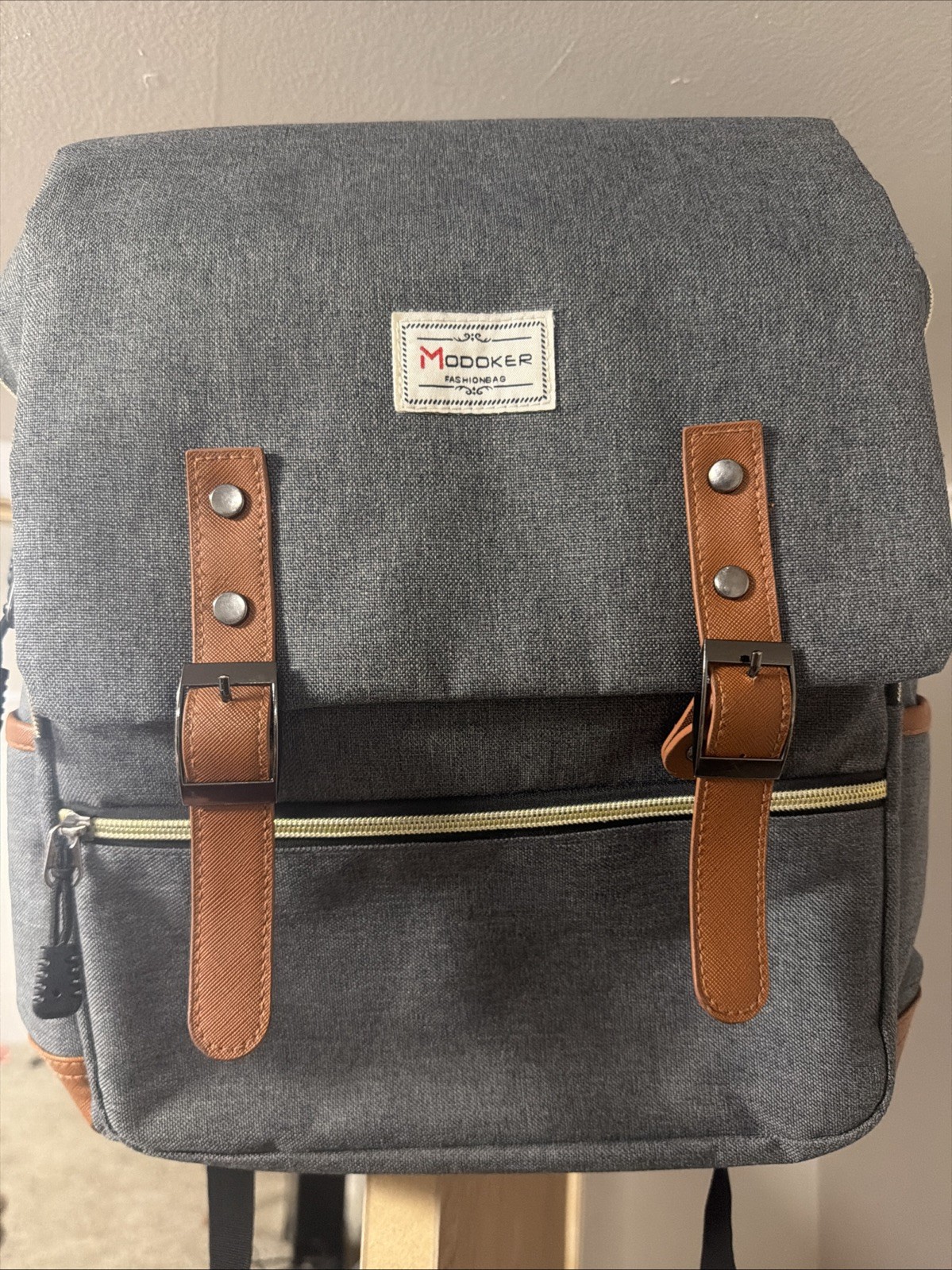 REDUCED 10.23.23 - Modoker Vintage Laptop Backpack W/External USB Charging Port