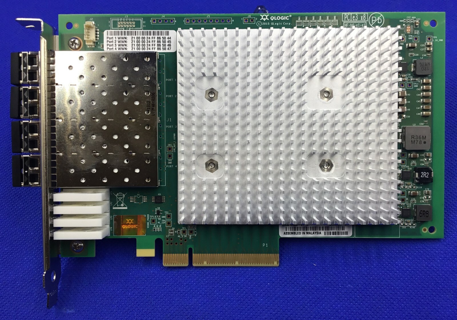 QLE2694-SR QLogic 16Gbs Quad Port FC PCI Express Gen3 x16 HBA Card QLE2694-SR-CK