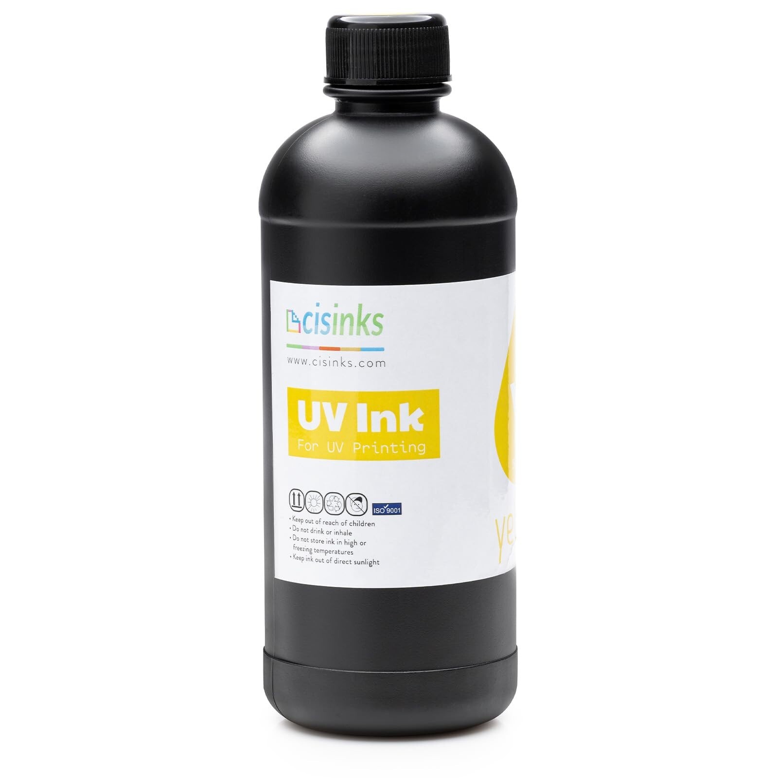 Soft Premium Ultraviolet DTF Transfer Printer Refill Ink 500mL - Yellow