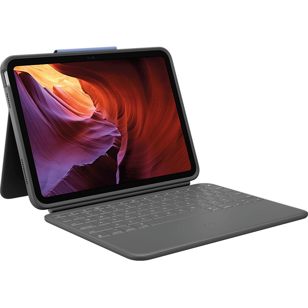 Logitech Core Rugged Folio Keyboard Case for iPad in Graphite - 920-011295