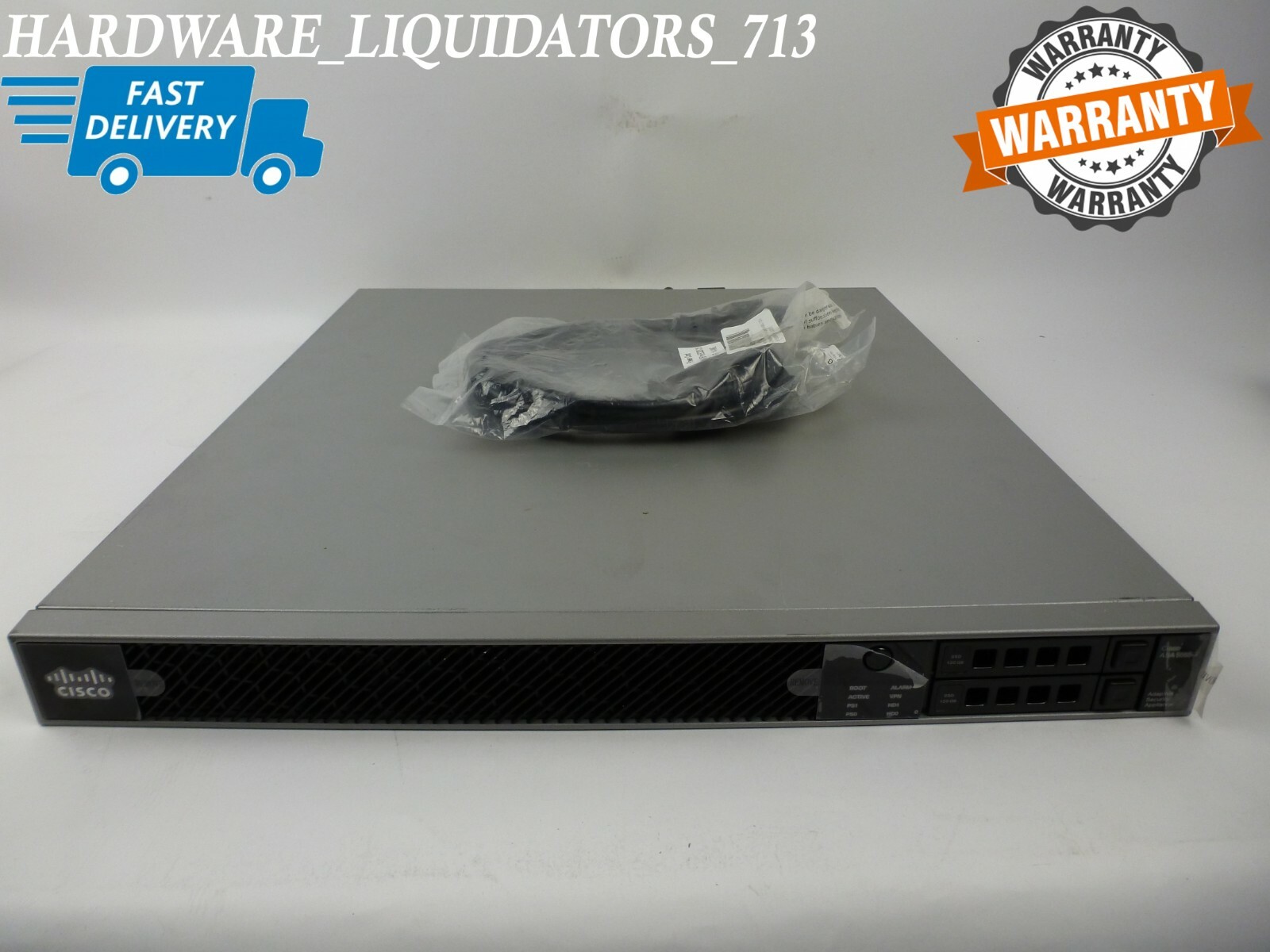 Cisco ASA5555-2SSD120-K9 Firewall ASA5555 with (2) SSD120 3DES/AES 