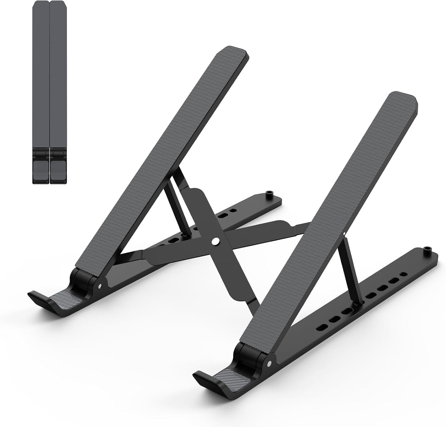 Laptop Stand Ergonomic Portable Adjustable Height Laptop Holder Metal Foldable