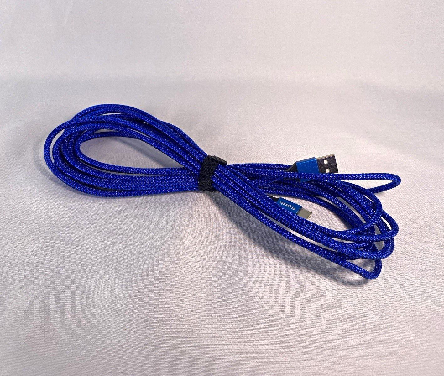Syncwire Blue Braided 15ft USB Cable USB-A Male to USB-C Male