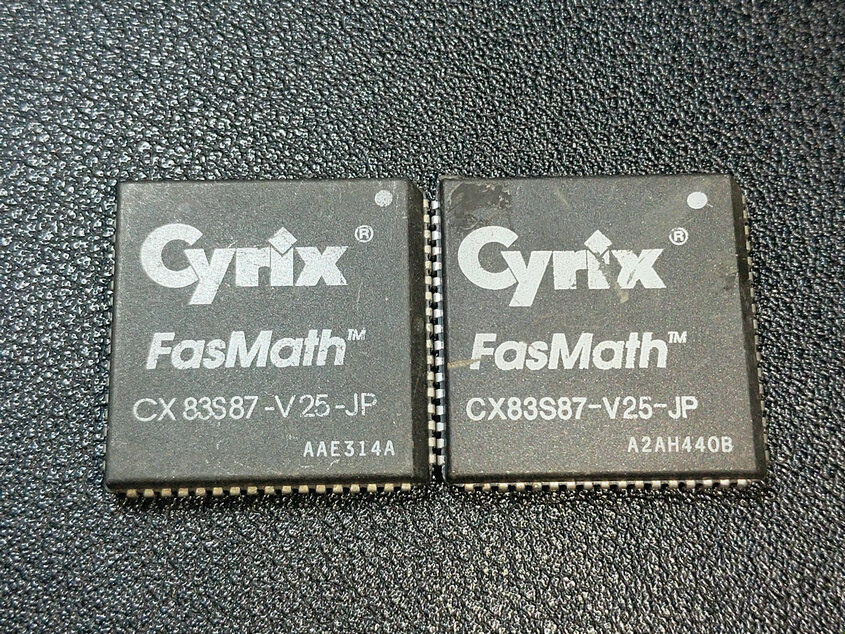 1x Vintage Rare CPU Cyrix FasMath CX-83S87-V25-JP [4806]