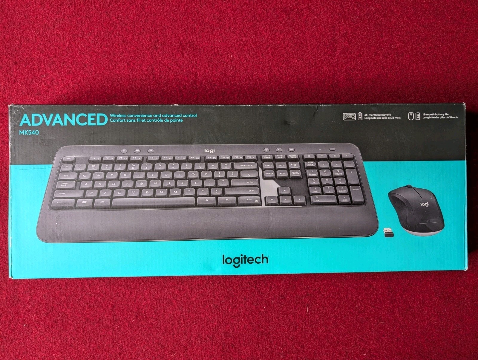 Logitech MK540 Advanced Open Box Never Used.              (Sku7)