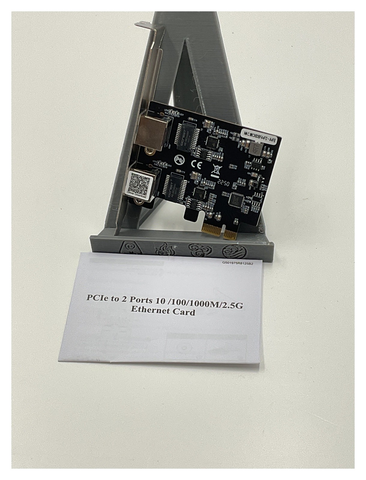 IO Crest 2-Port 2.5G PCIe Ethernet Network Card SD-PEX24066