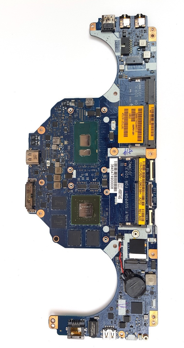 Dell Alienware 13 R2 Laptop Motherboard i5-6200U 2.3GHz VC62V 0VC62V LA-C901P