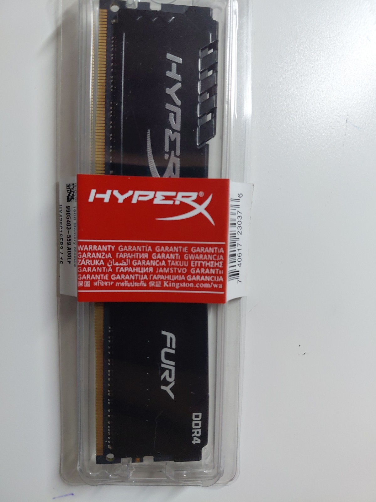 HyperX Fury 16GB  (DDR4-2666) Memory (HX426C16FB3/16)