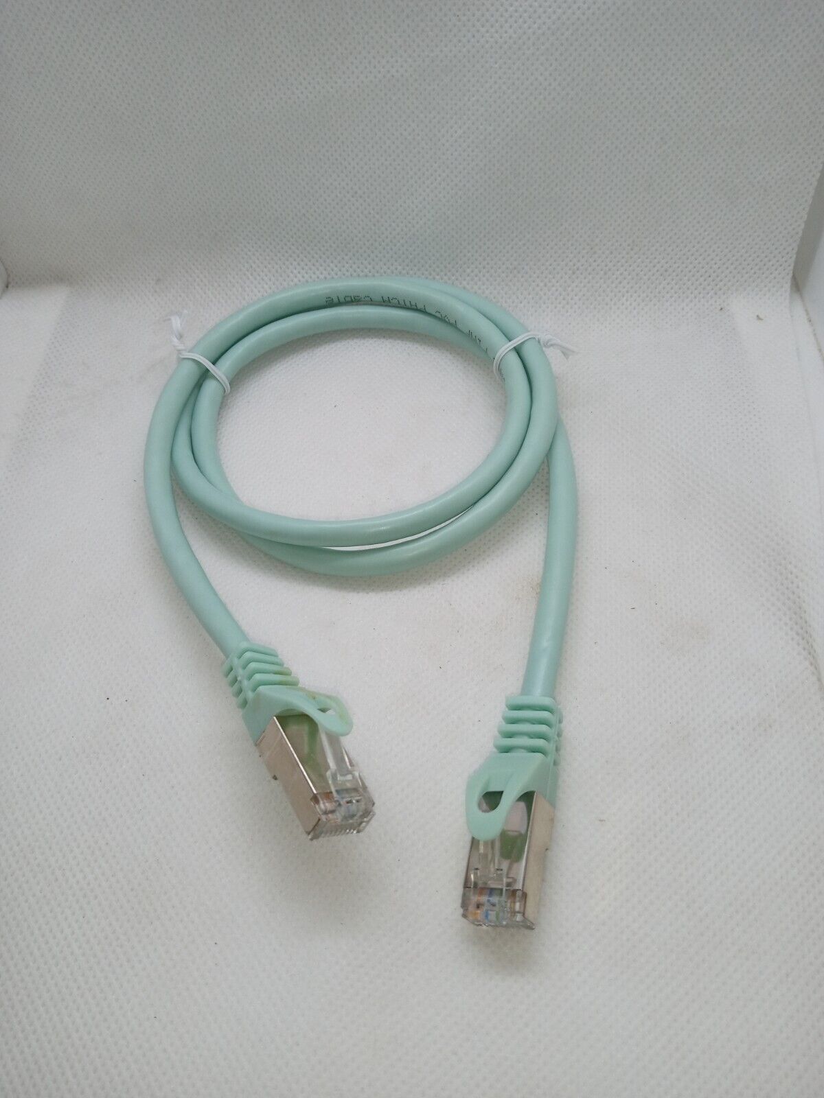 Aqua Cat6 Cable 3ft Shielded