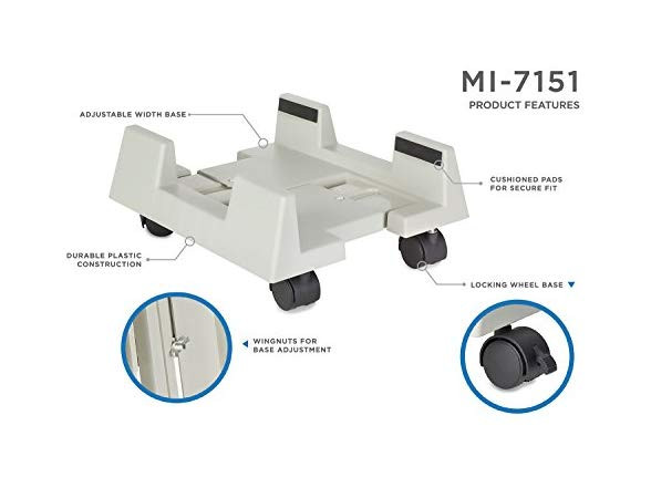 Mount-it Adjustable Plastic CPU Holder.