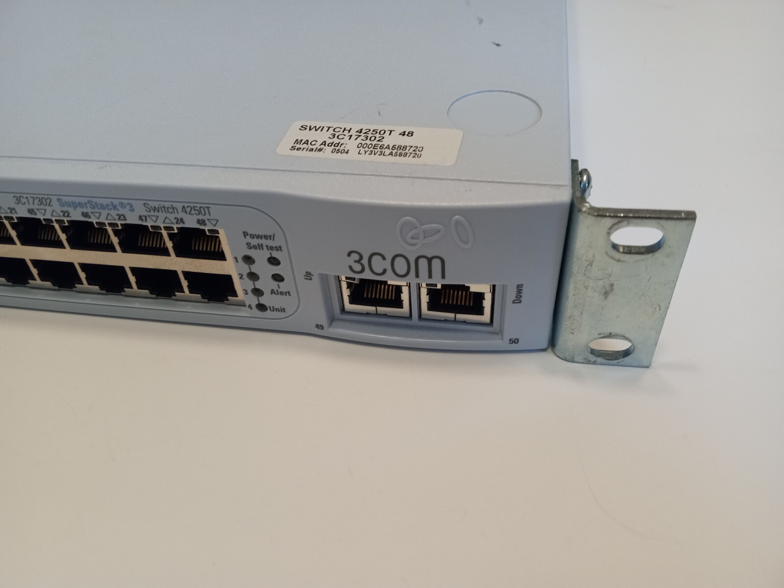 3Com SuperStack 3 Ethernet external Switch 4250T 3C17302 48-Port 
