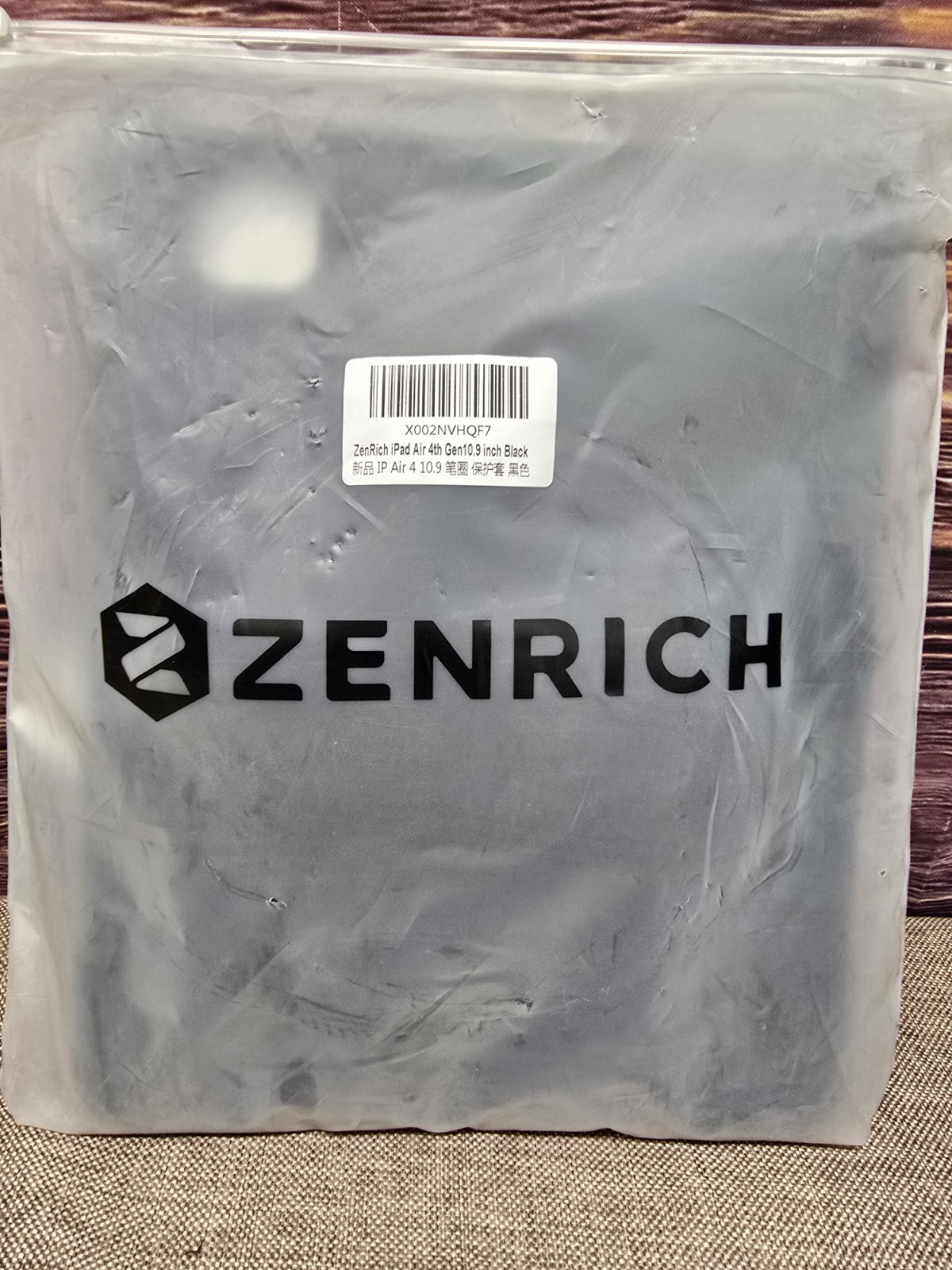 Zenrich iPad Case Air 5th/4th Generation Case 2022/2020 Black 10.9in