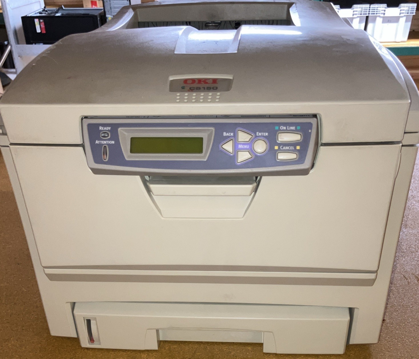 OkiData C5150 Printer USB LAN TESTED (HALF TONERS)