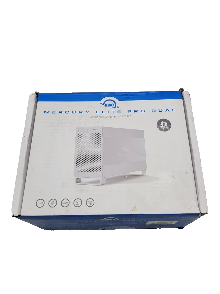 OWC Mercury Elite Pro Dual 4TB /USB 3 external HDD/with power adapter