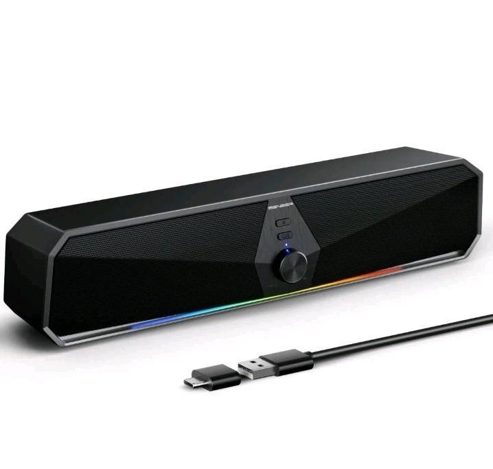 SENZER CS30 Bluetooth Computer Speakers for Desktop, USB Plug & Play PC Speakers