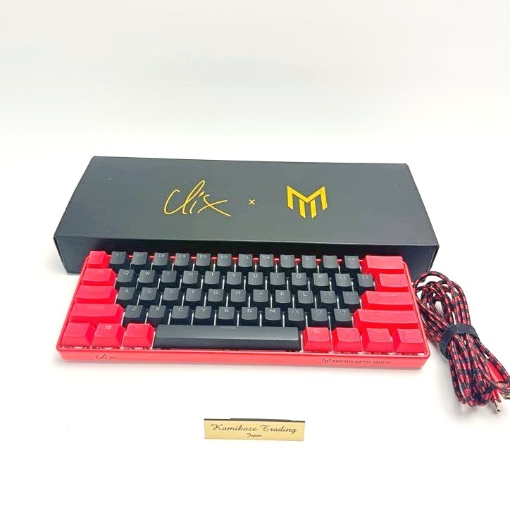 Clix x Matrix 60% Mechanical Gaming Keyboard Red