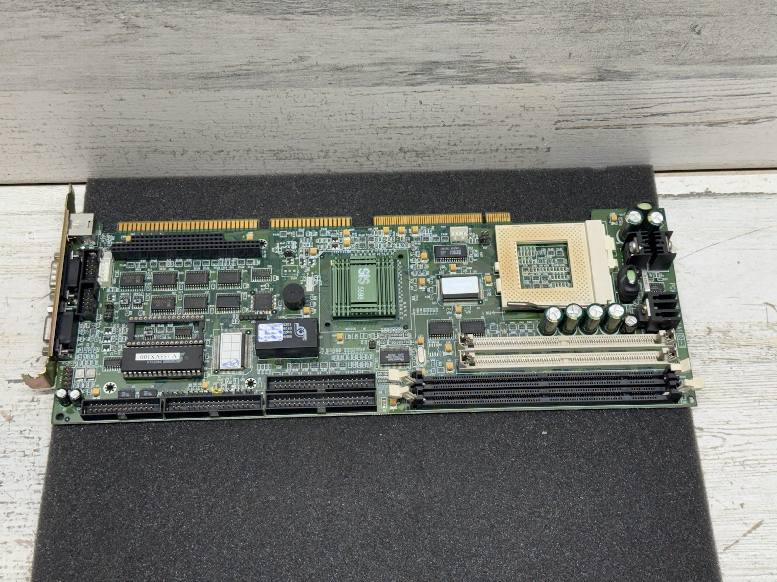 Advantech Vintage Single Board Computer W/ CPU/RAM PCA-6155V Nice