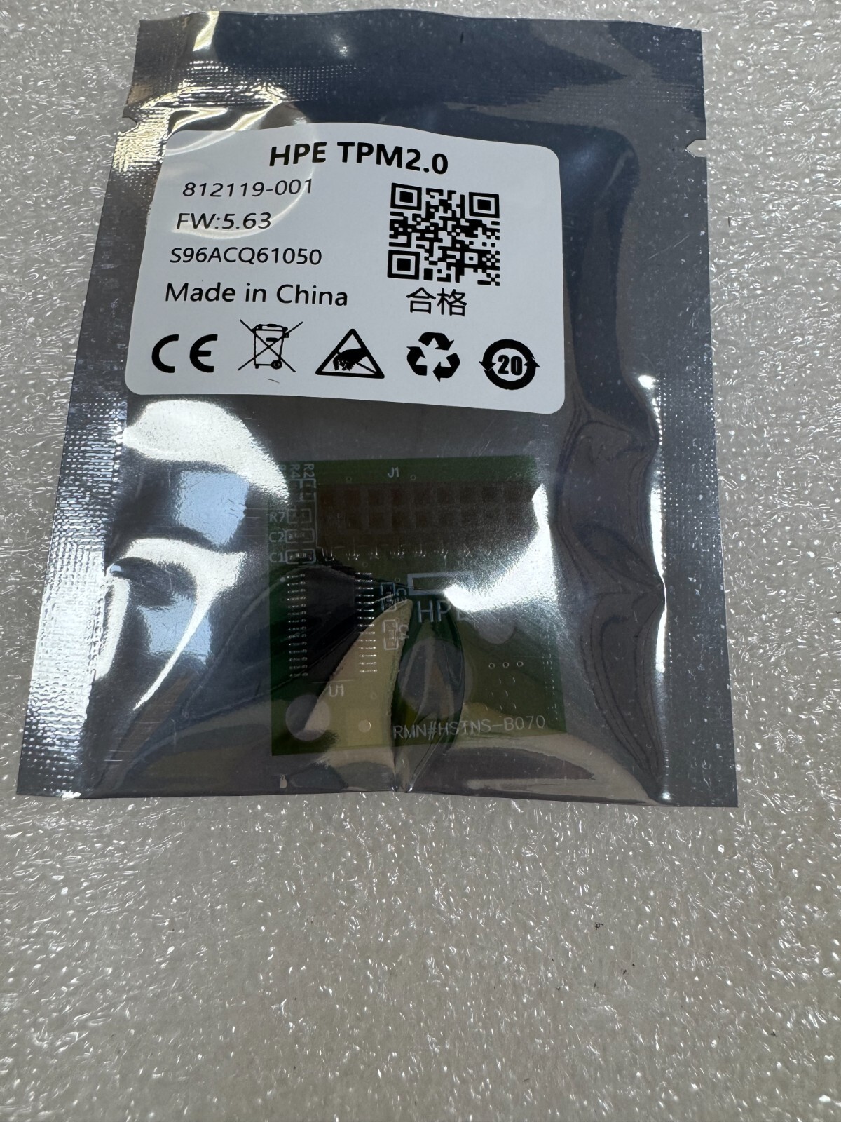 New HP TPM Trusted Platform Module Version 2.0 ProLiant G9 812119-001 745821-001