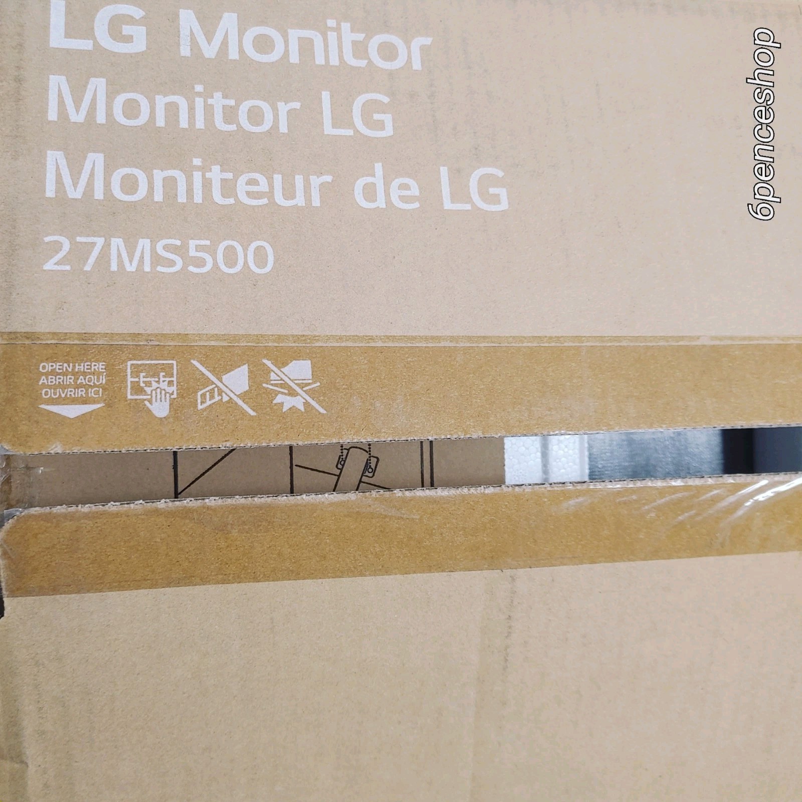 open box LG 27MS500-B 27" IPS FHD 1920x1080 100Hz 5ms HDMI Borderless Monitor