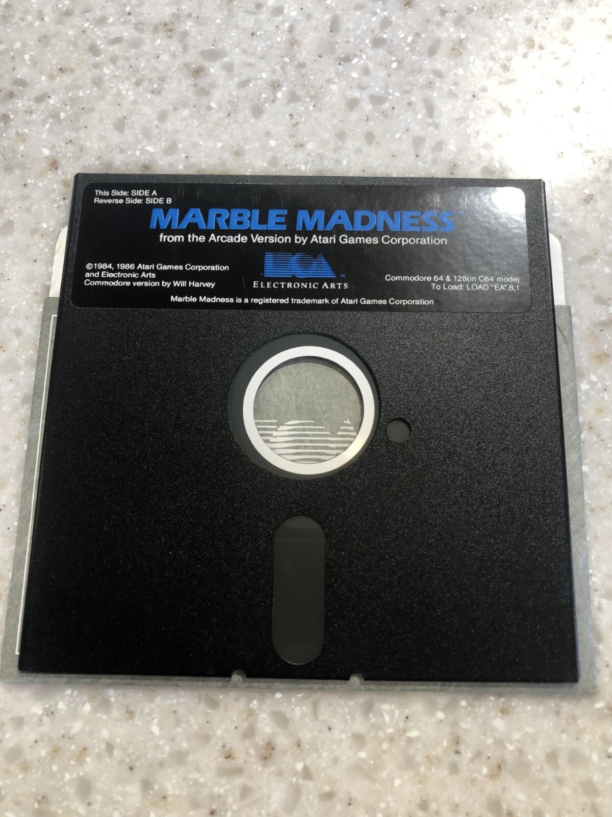 MARBLE MADNESS FOR COMMODORE 64 128 ATARI GAMES FLOPPY DISC GAME NES HQ