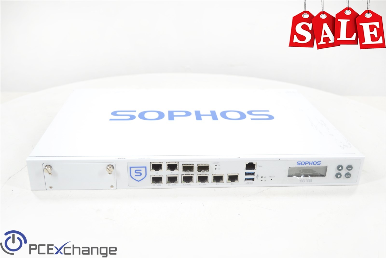 Sophos SG 330 Rev.1 Rackmount Firewall Security Appliance SG330 8-Port GbE SFP