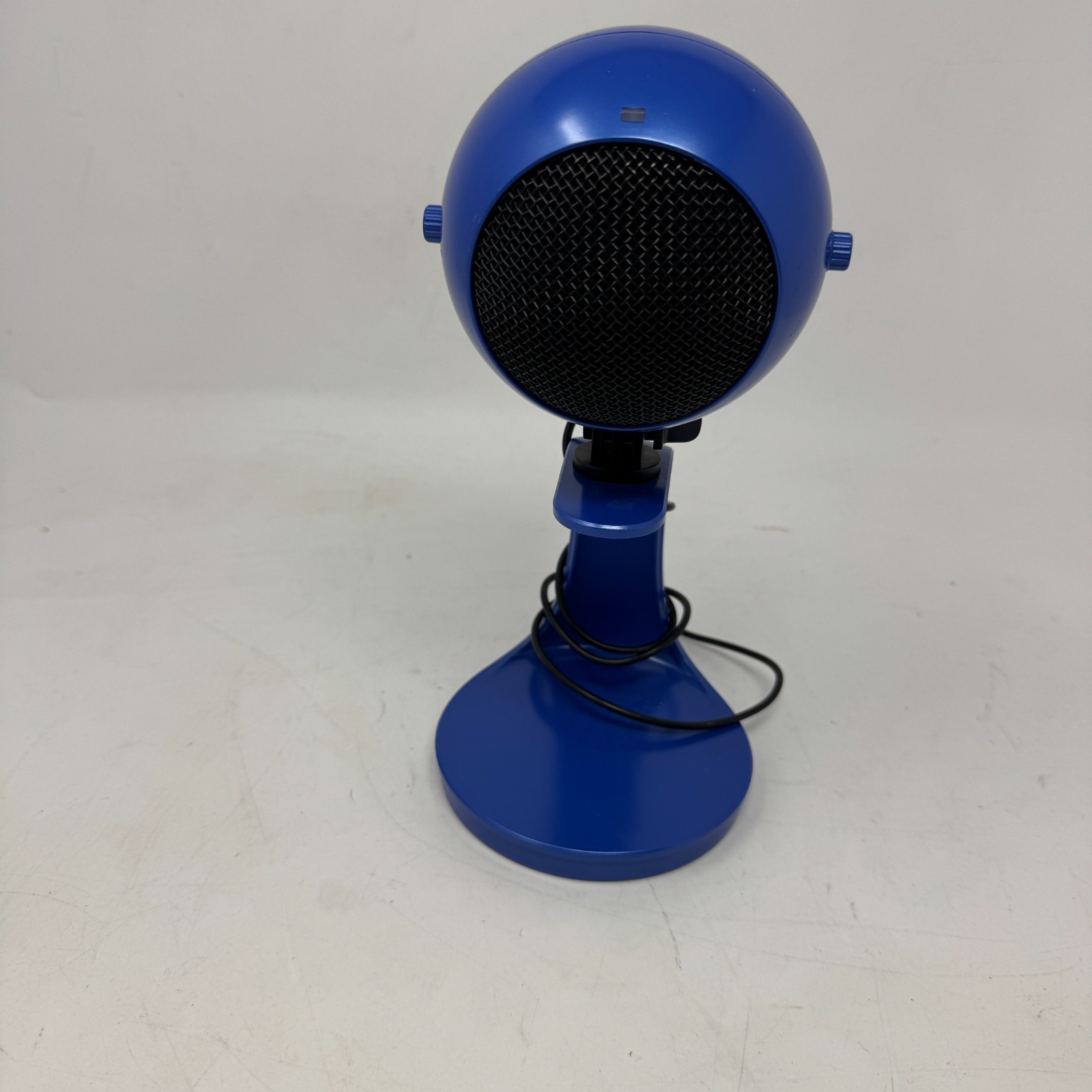 Movo WebMic USB Microphone with Desktop Stand in Black- Blue