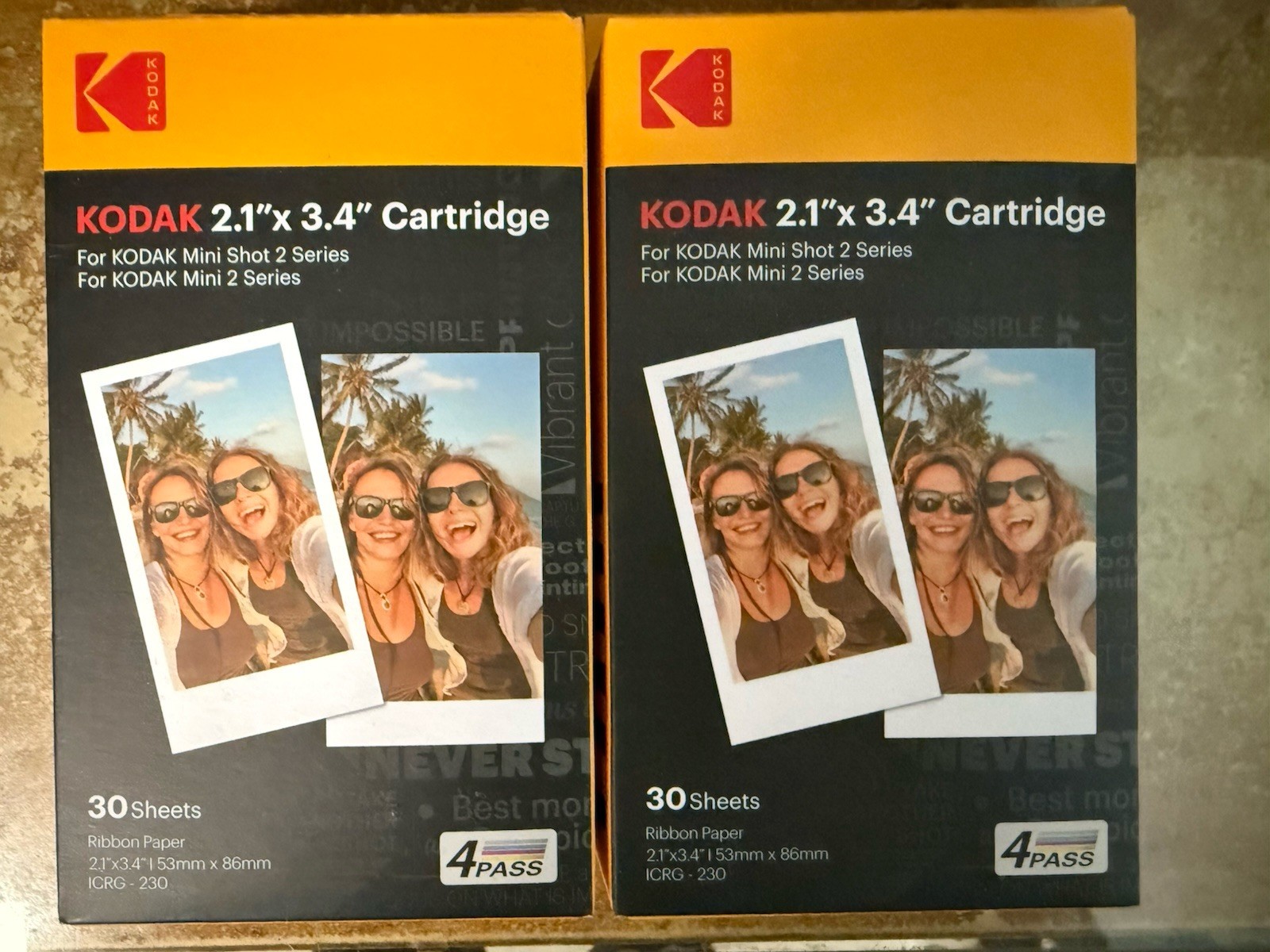 Kodak ICRG 230 Mini Shot 2 Instant Cartridge 60 Sheets Total 2.1x3.4 OEM