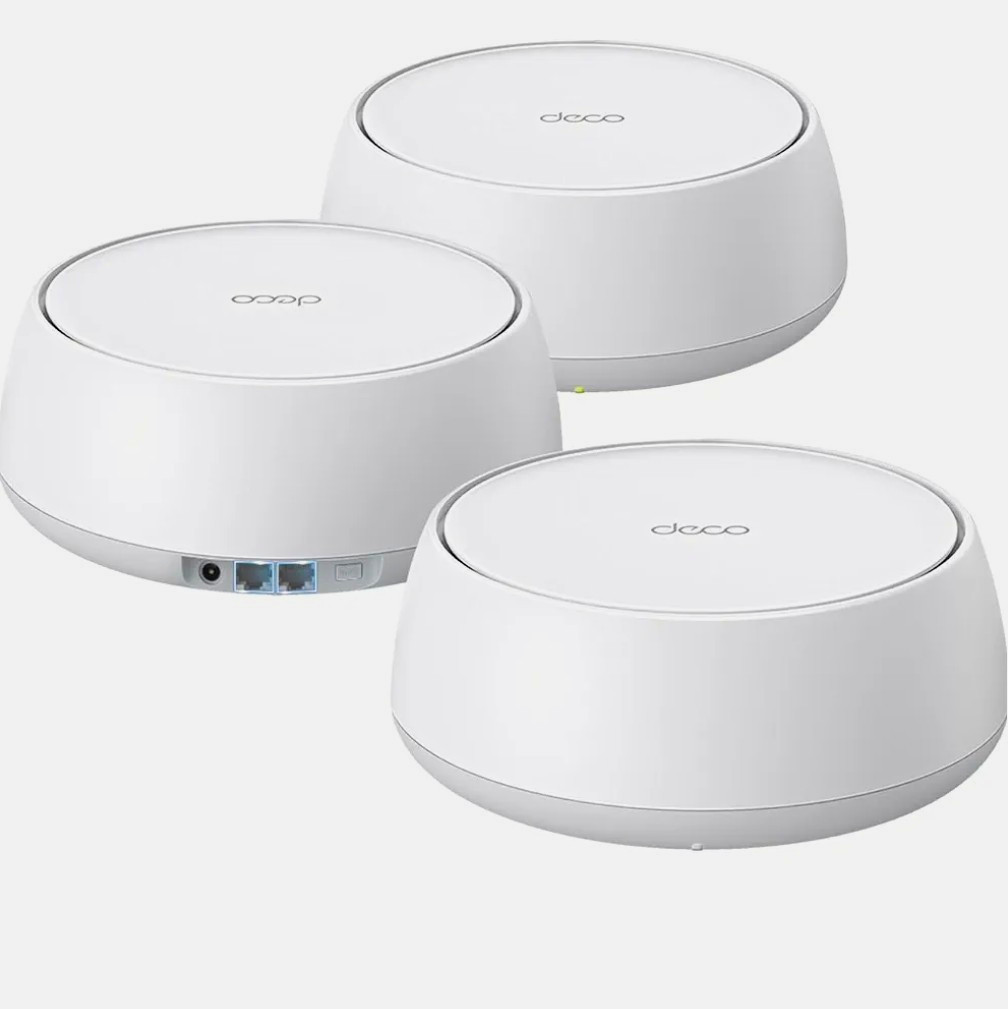TP-LINK Deco 7 Wi-Fi 7 Dual-Band Mesh Router 3-Pack White, 5000Mbps