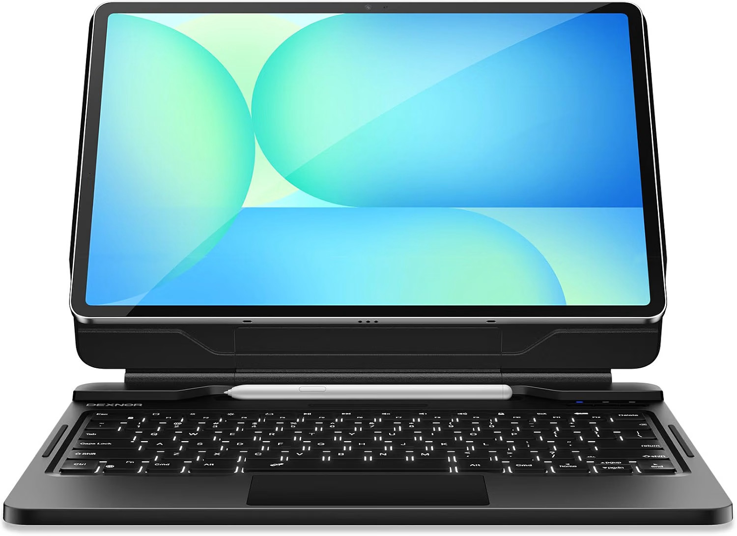 Dexnor Keyboard Case Samsung Galaxy Tab S10 FE+ 13.1" 2025 Trackpad Black