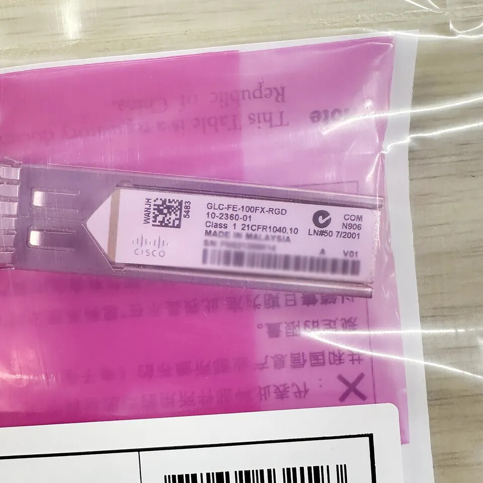 NEW Cisco GLC-FE-100LX-RGD - 100BASE-LX 10km 1310nm SFP Transceive