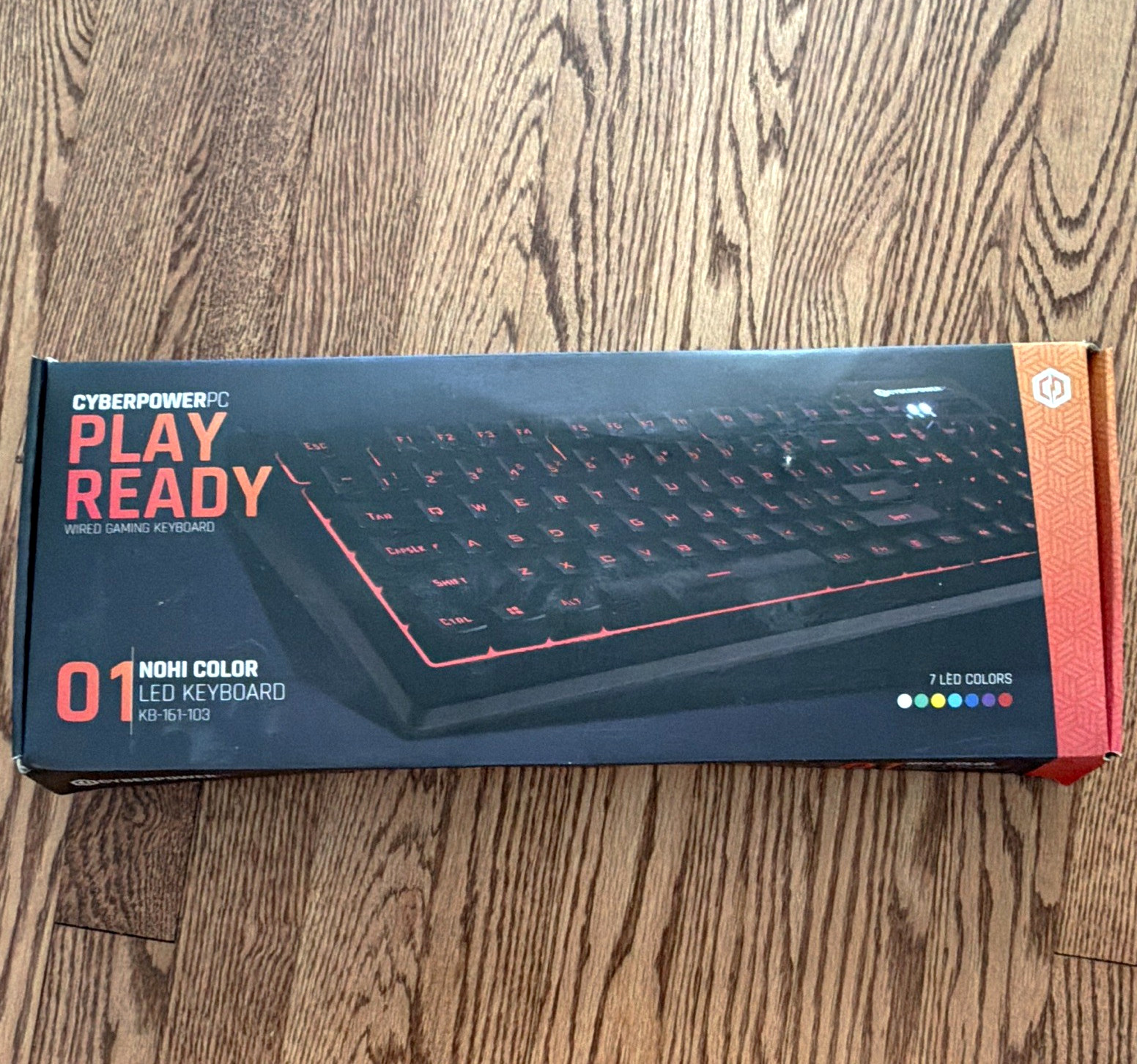 CyberPowerPC Play Ready Wired Illuminated Gaming Keyboard KB-161-103