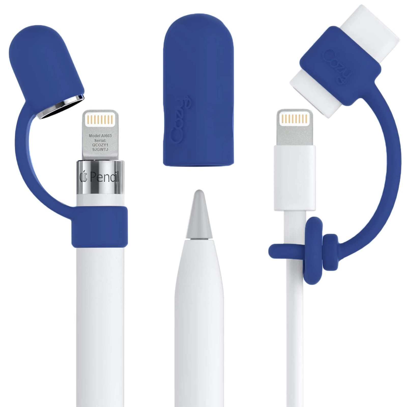 [3-Piece] Pencil Cozy Combo Pack - The Original Compatible with Navy Blue 
