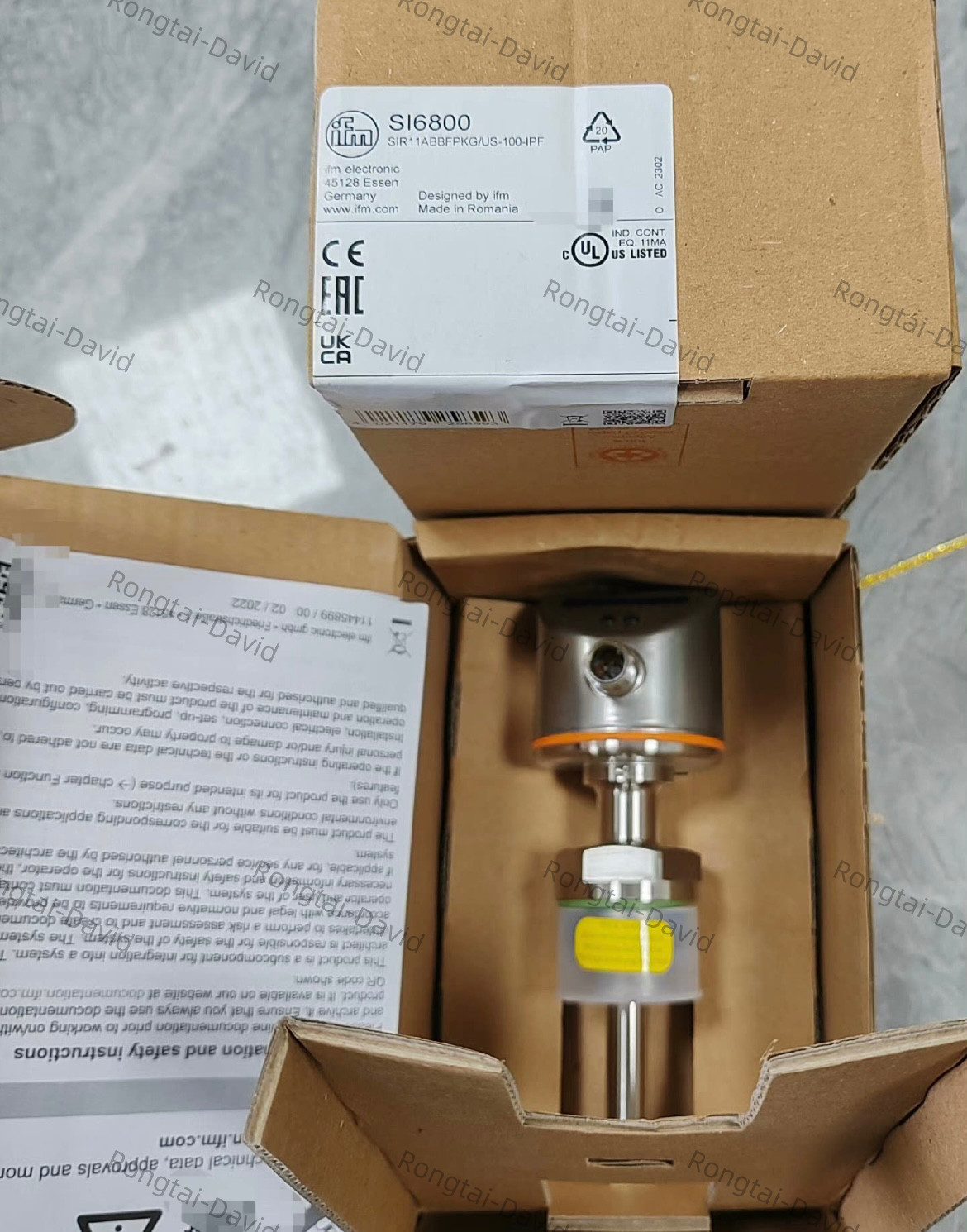 1PCS IFM SI6800 flow sensor brand new Expedited Shipping