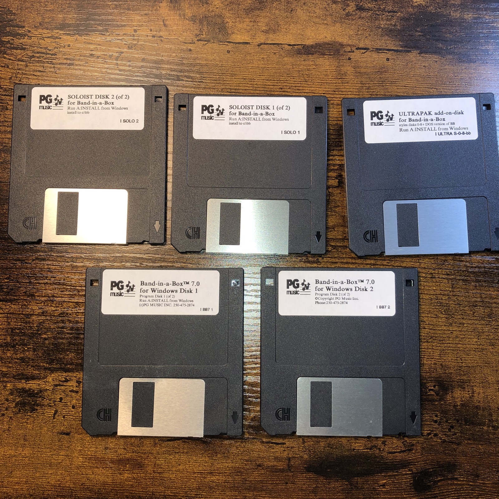 RARE Band-in-a-Box 7.0 Music Software Windows SOLOIST ULTRAPAK 3.5 Floppy Disks