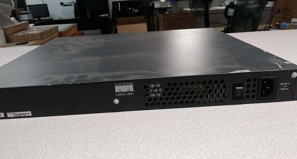 CISCO 2801 2800 Series Integrated Services Routers with 2 Fast Ethernet Ports