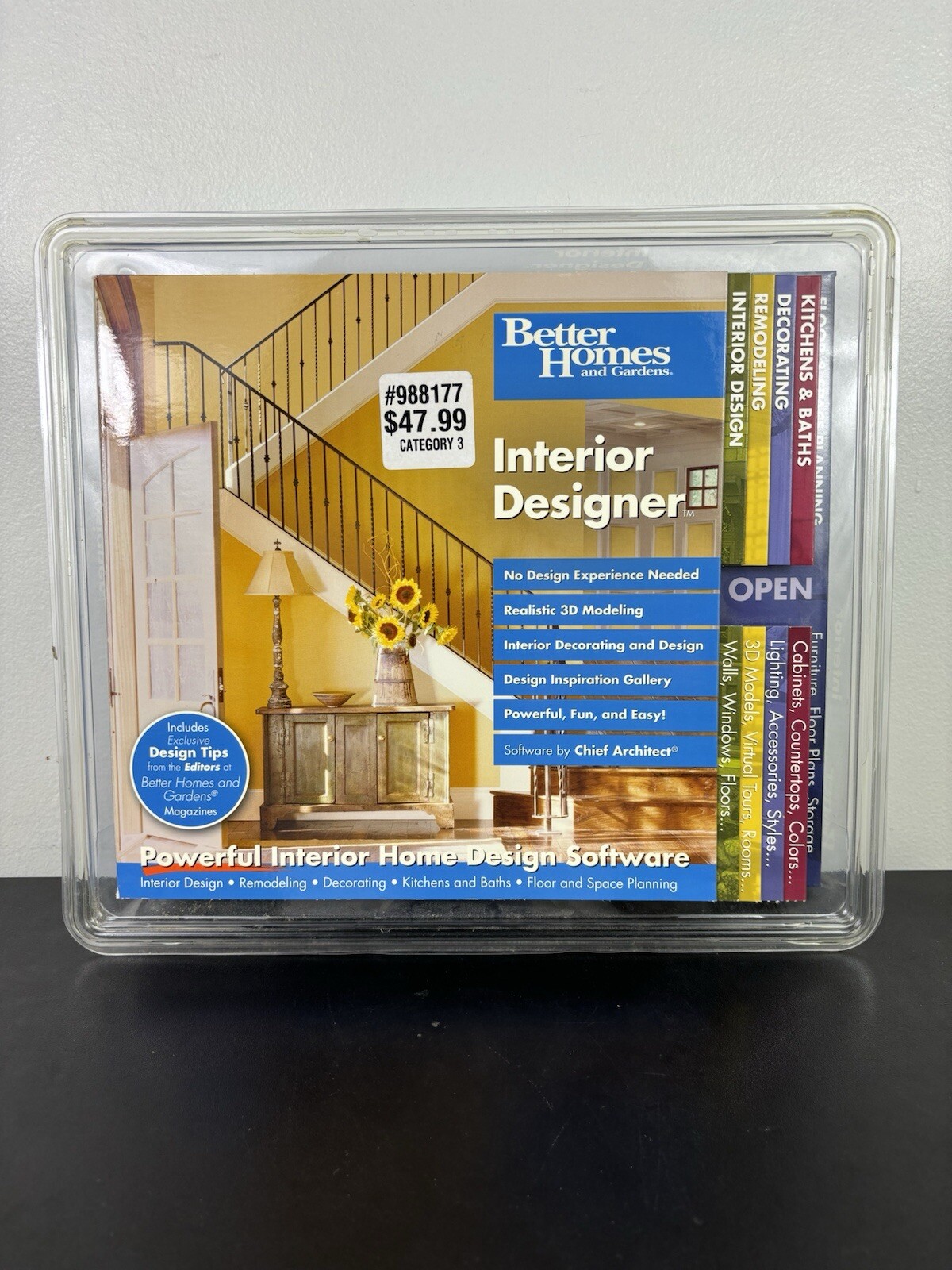 Better Homes and Gardens Interior Designer Software Bundle - Factory Sealed