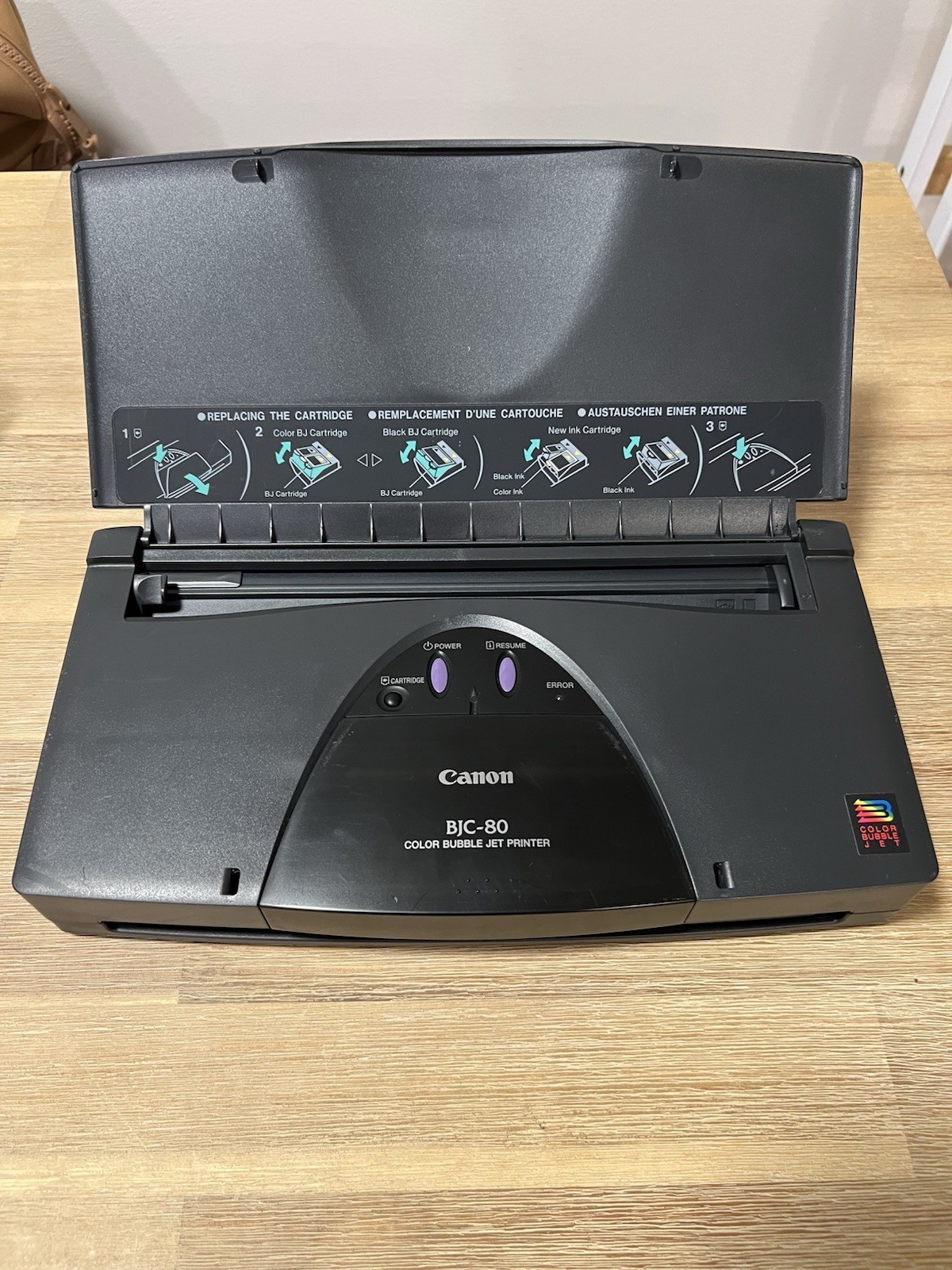 CANON BJC-80 Mobile Bubble Jet Color - NO POWER ADAPETER