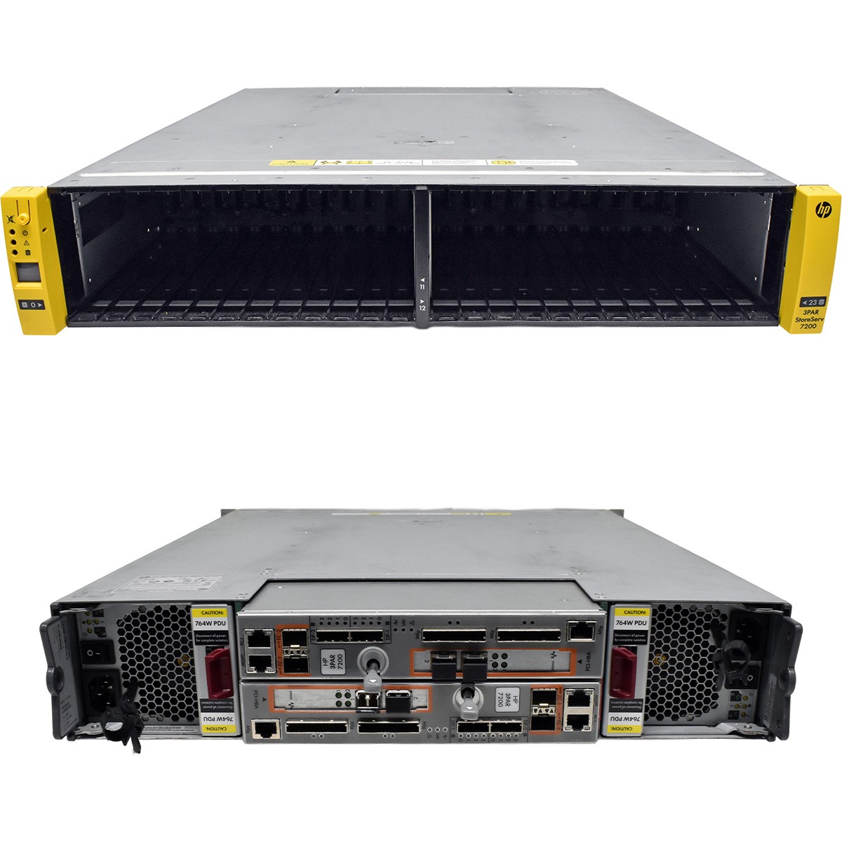 HP 3PAR StoreServ 7200 24x SFF 2.5" 2x Controllers QR482-63001 No HDD QLE8242