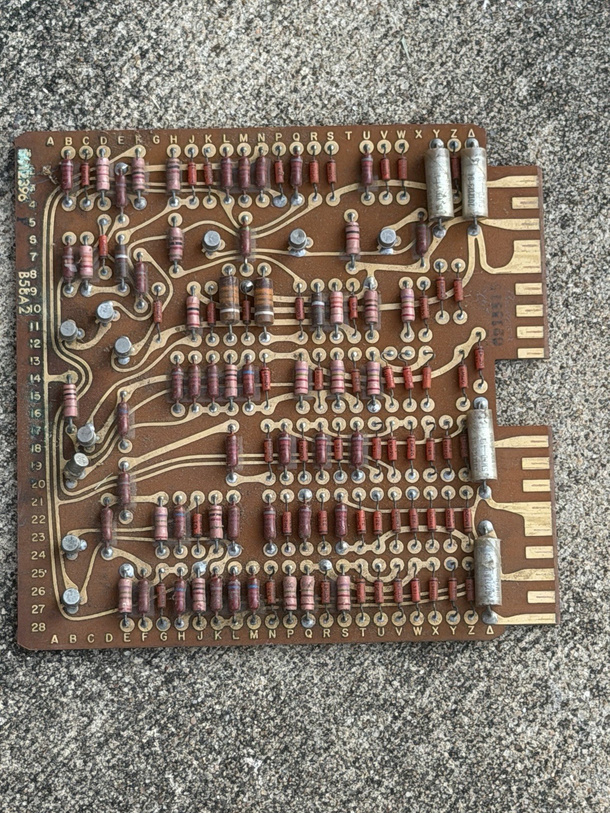 Vintage 1960s UNIVAC 5012395 Mainframe Computer Circuit Board Edge Card