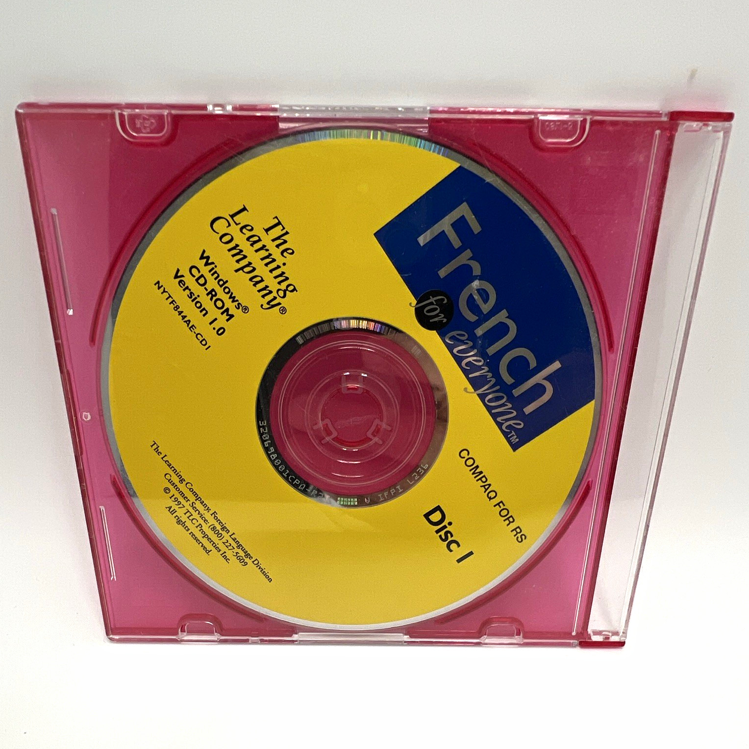 The Learning Company French for Everyone Disc 1 CD-ROM Windows 3.1 Retail