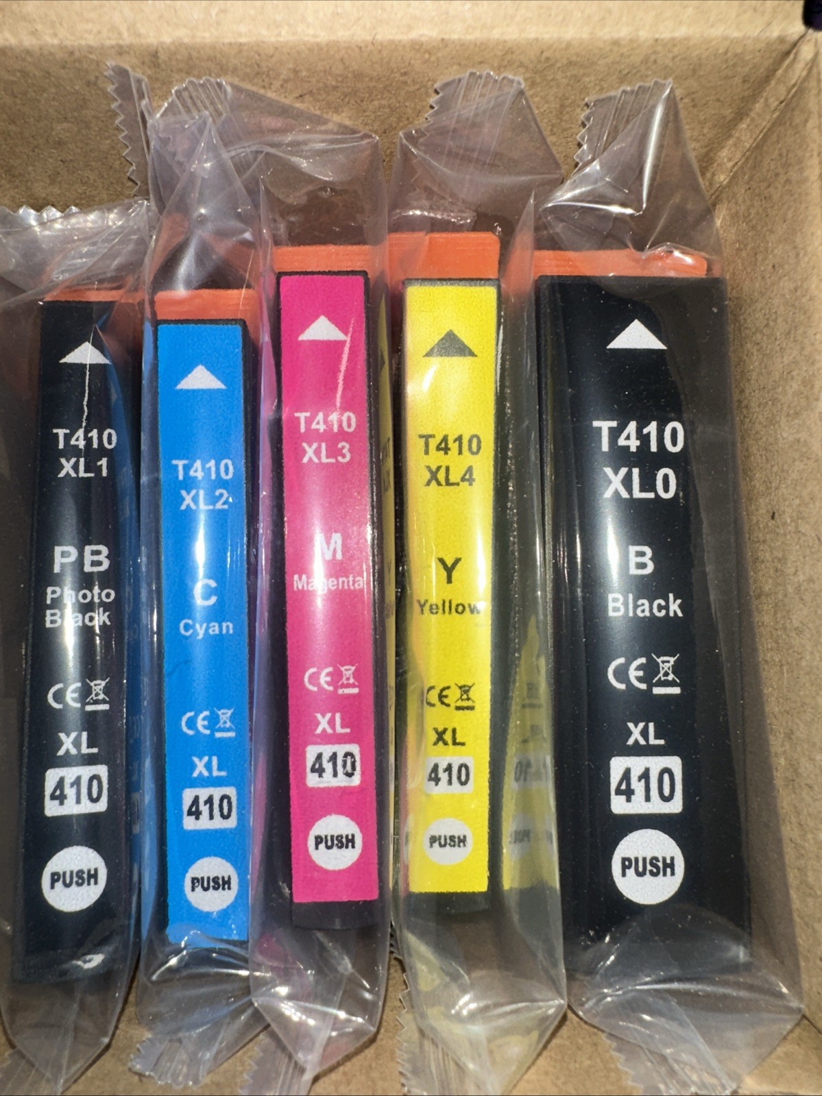 5 410XL Ink Cartridges Compatible With 410XL PBK BCMY High Yield MILEKO
