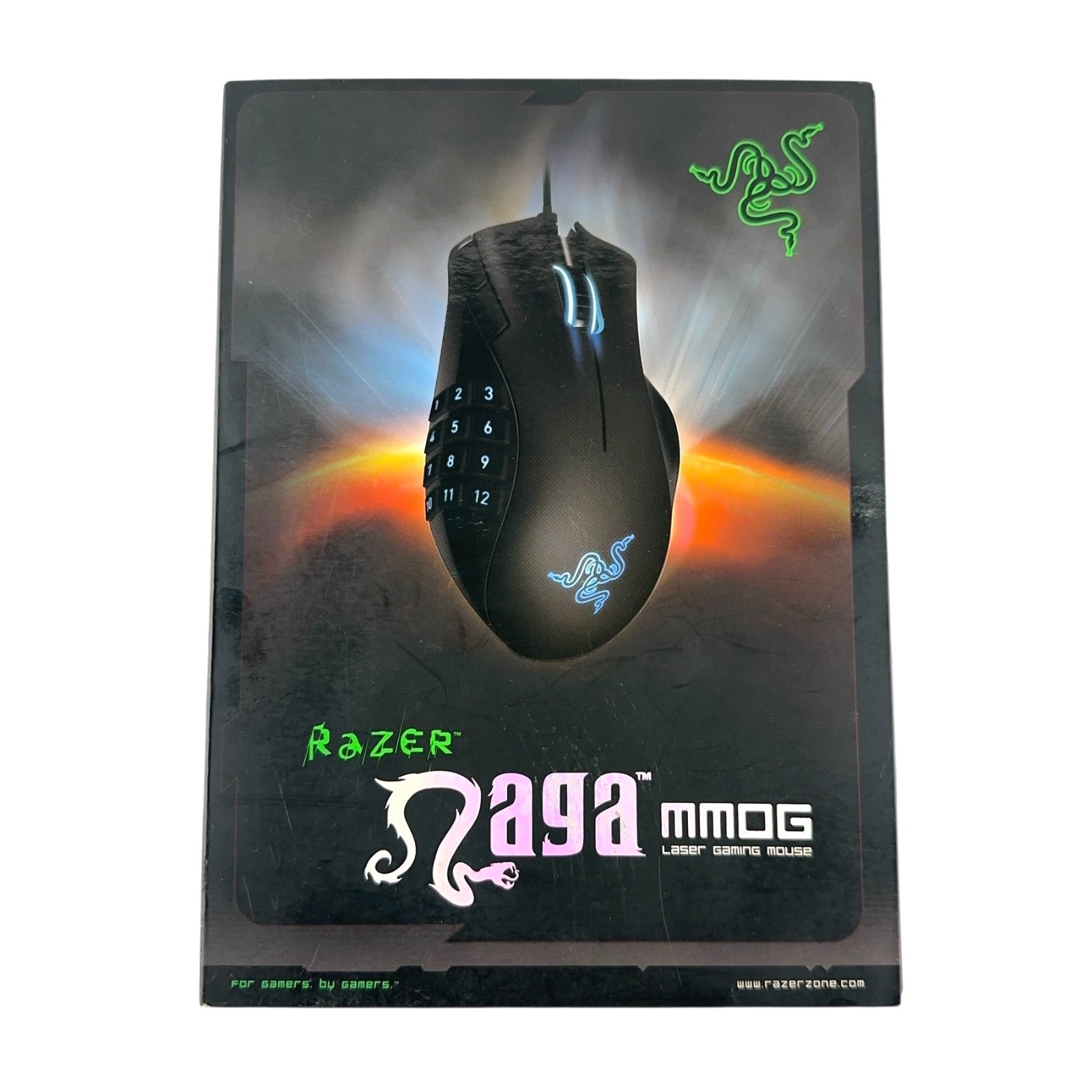 Razer Naga MMOG Gaming Mouse Model NO. RZ01-0028
