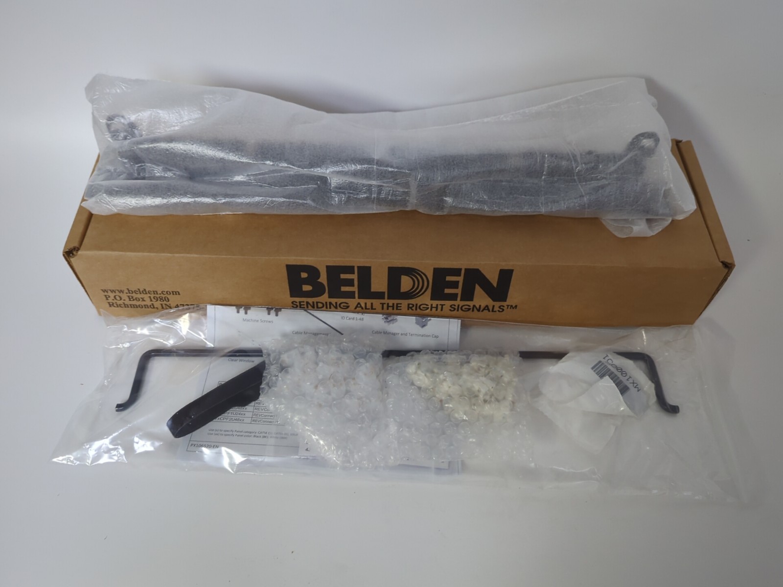Belden RV6PPF1U24BK 24-Port CAT6+ REVConnect Patch Panel 24 Port  IU BLACK