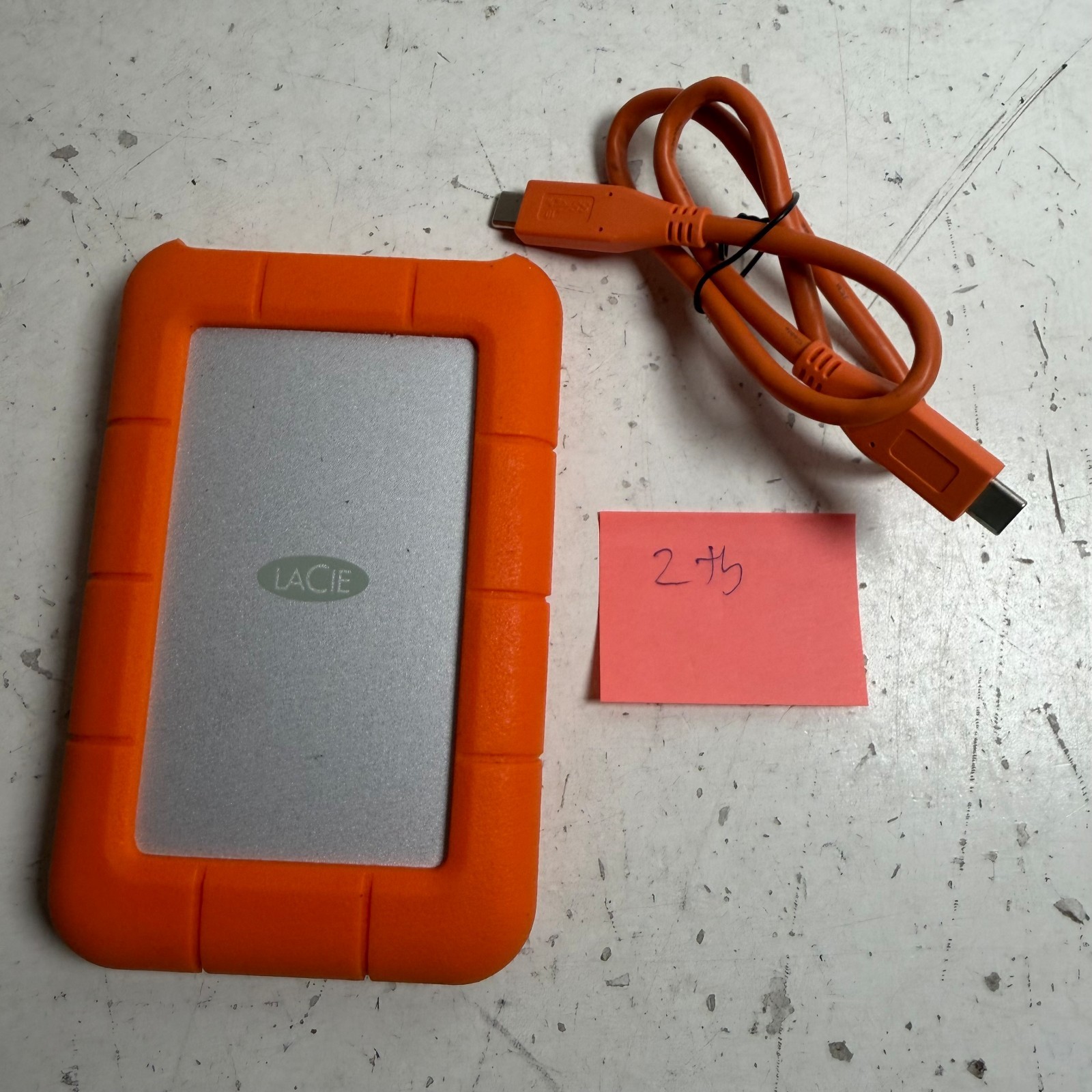 LaCie Rugged LRD0TU6 Silver 2TB 2.5" USB-C 5400 RPM Portable External Hard Drive
