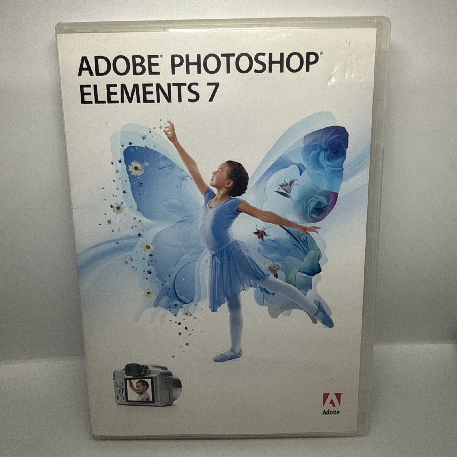 Adobe Photoshop Elements 7 software CD 2007  plus bonus scapper's guide CD