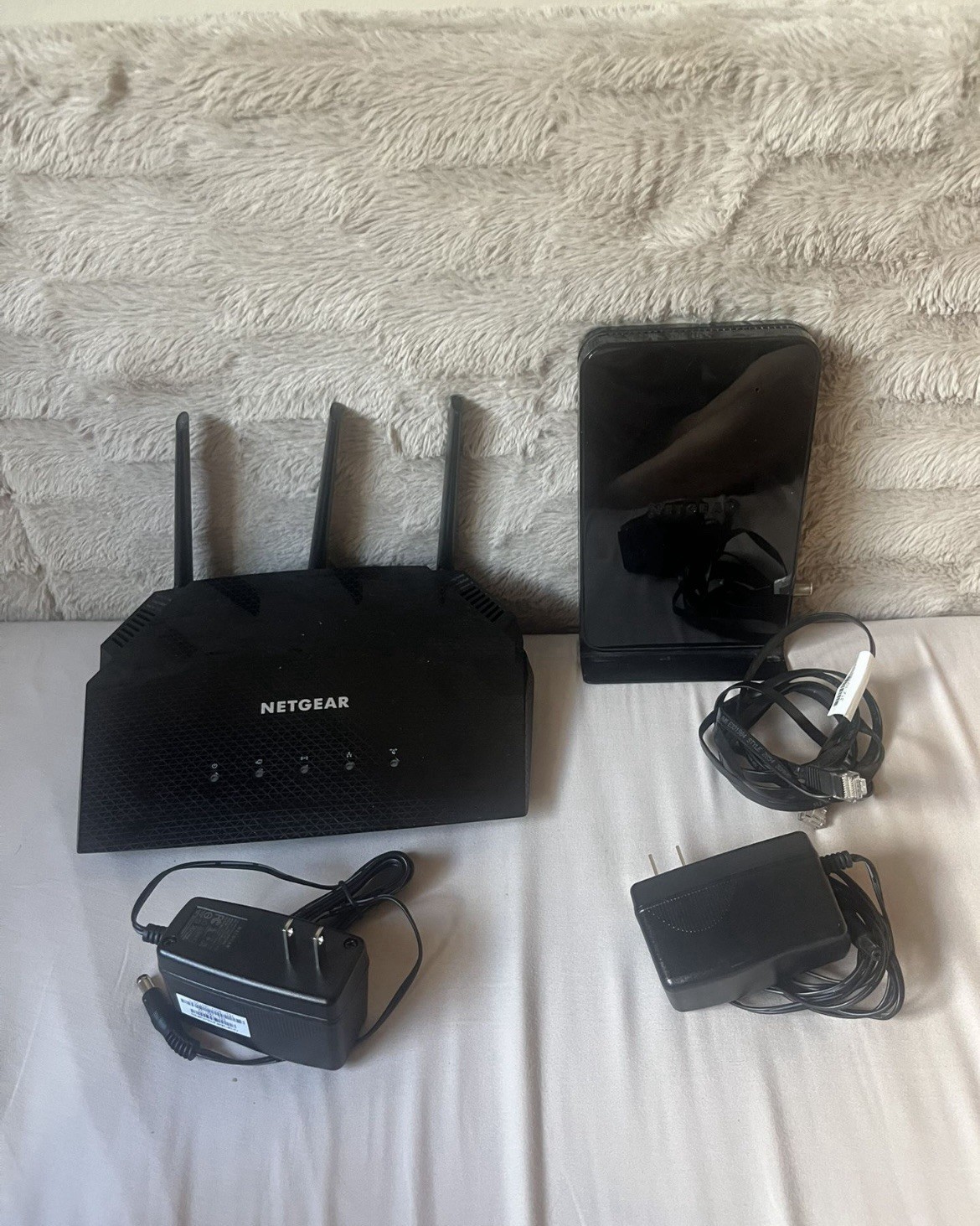 NETGEAR AX1800 model rax10 modem And Router Combo 