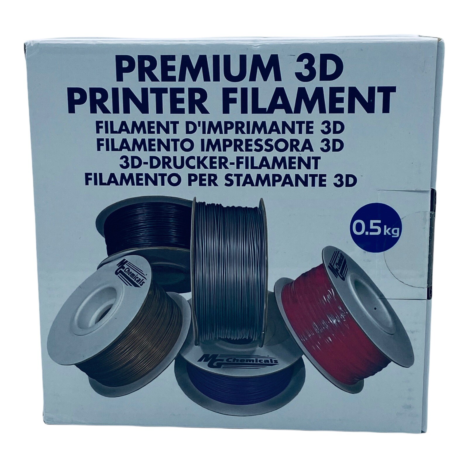 MG Chemicals Premium 3D Printer Filament Spool Super Glow New